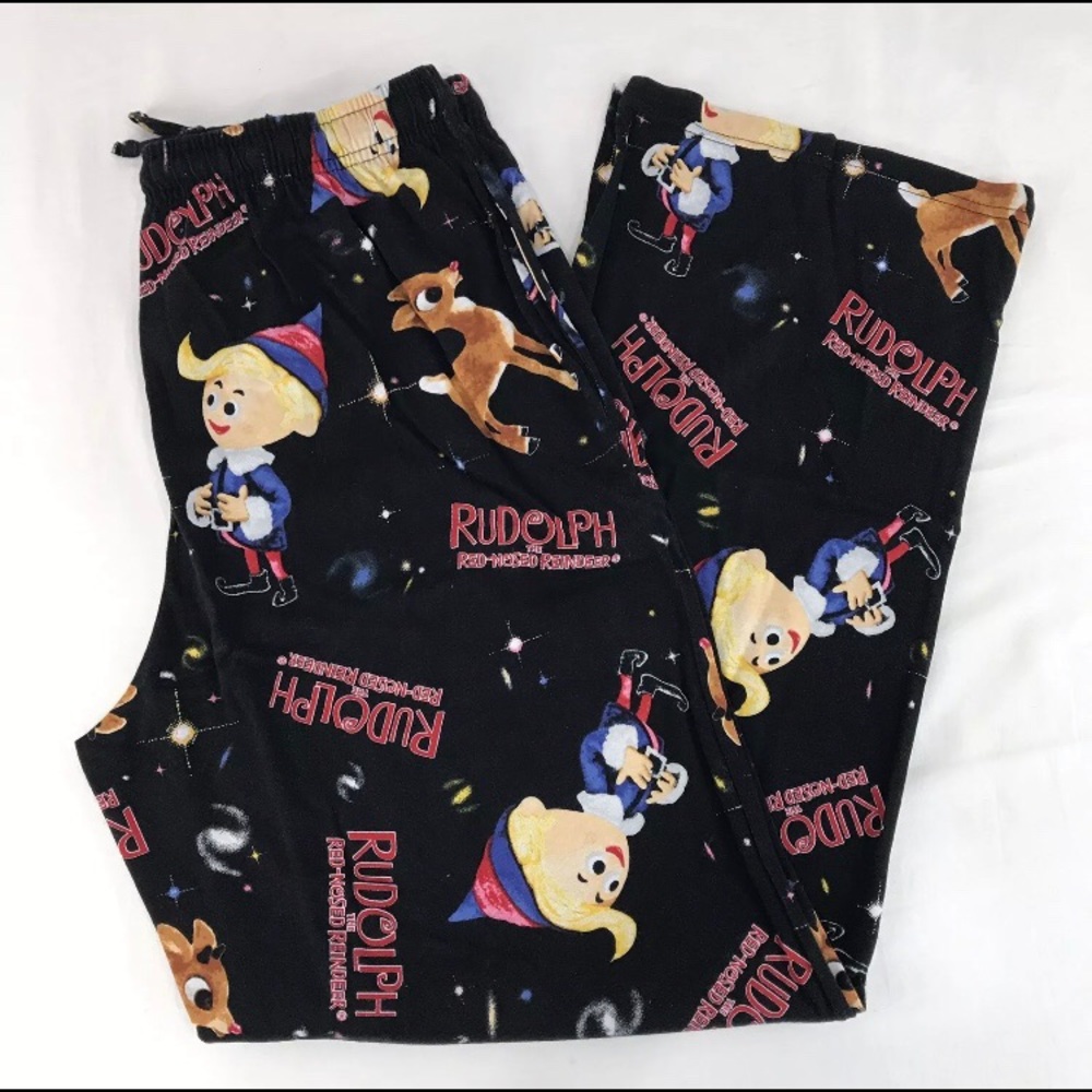 Rudolph Reindeer Pajama Pants Men’s
